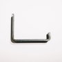 Hanah Home Lam015 Gancho de tubo barroco negro metal 14 cm ancho 12 cm alto