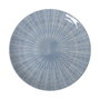 Santa Clara Vajilla "Electra", 12 Piezas, Color Azul, Plato Hondo 20.3 cm, Plato Llano 27 cm, Plato Postre 19.4 cm (2 Unidades)