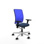 PIQUERAS Y CRESPO Silla de oficina Motilla Azul marino y Azul con mecanismo Sincro/Traslack
