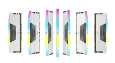 Corsair Vengeance RGB DDR5 32 GB (2x16 GB) 6000 MHz Blanca