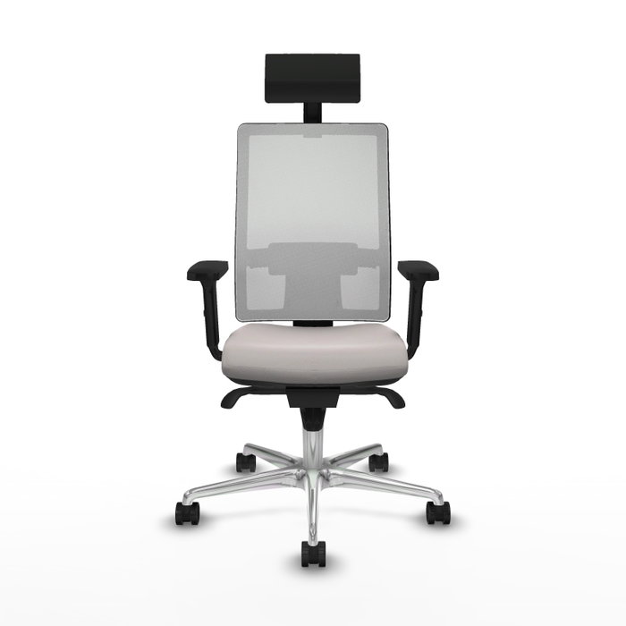 PIQUERAS Y CRESPO Silla de oficina Horna con Mecanismo Sincro, Blanco PIQUERAS Y CRESPO Silla de oficina Horna con Mecanismo Sincro, Blanco