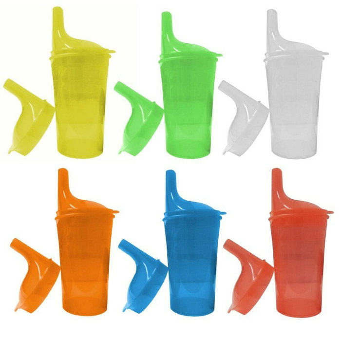 Vaso de seguridad para comer y beber rojo