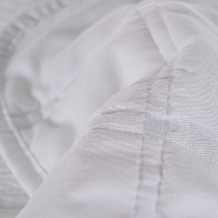 Ixia Colcha Blanca de Poliéster para Dormitorio 180 x 260 cm