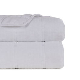 Ixia Colcha Blanca de Poliéster para Dormitorio 180 x 260 cm
