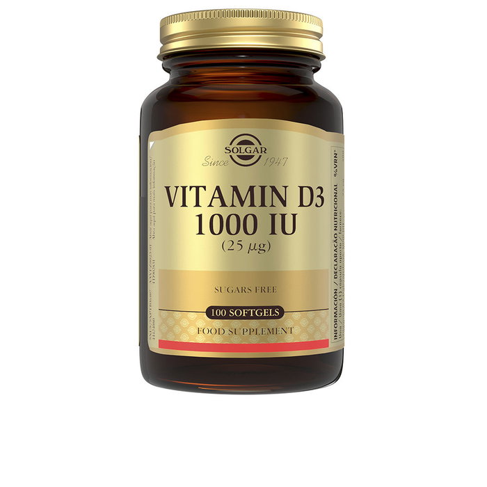 Solgar Vitamina D3 1000 UI 25 µg Cápsulas Blandas Solgar Vitamina D3 1000 UI 25 µg Cápsulas Blandas