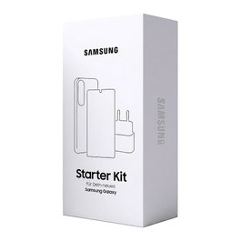 SAMSUNG Starterkit Galaxy S26 con funda Mobeen, cristal y cargador 25W