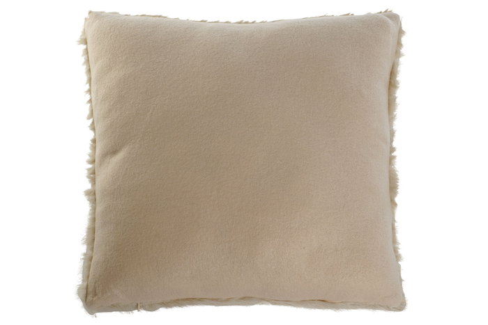 DKD Home Decor Cojín de Poliéster Crudo 45x45 cm