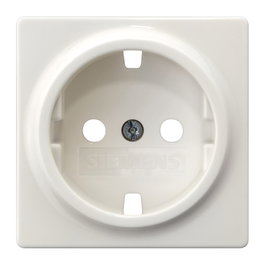 Siemens 5UH1044 DELTA i-system Cubierta para interruptor o toma de corriente Blanco Brillante