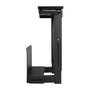 LINDY Soporte de CPU para escritorio 40284, Negro, Acero, hasta 30 kg, ajustable 0-360°, 34-49 cm de altura