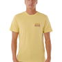 Camiseta de Manga Corta Hombre Rip Curl Down The Line