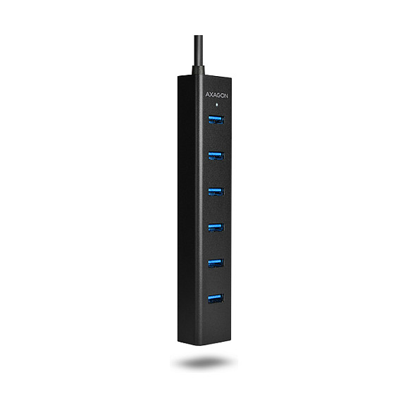Axagon HUE-SA7BP Hub USB con 7 puertos USB 3.0 y 1 Micro-USB, 400 mm Axagon HUE-SA7BP Hub USB con 7 puertos USB 3.0 y 1 Micro-USB, 400 mm