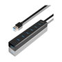 Axagon HUE-SA7BP Hub USB con 7 puertos USB 3.0 y 1 Micro-USB, 400 mm