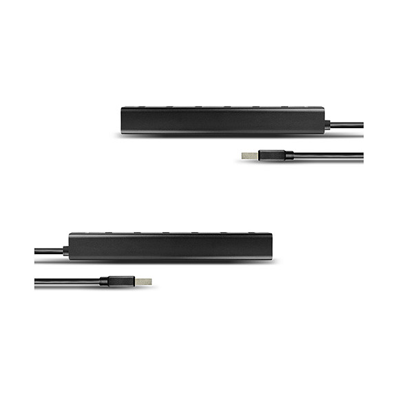 Axagon HUE-SA7BP Hub USB con 7 puertos USB 3.0 y 1 Micro-USB, 400 mm Axagon HUE-SA7BP Hub USB con 7 puertos USB 3.0 y 1 Micro-USB, 400 mm
