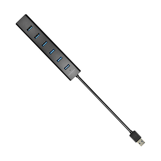 Axagon HUE-SA7BP Hub USB con 7 puertos USB 3.0 y 1 Micro-USB, 400 mm Axagon HUE-SA7BP Hub USB con 7 puertos USB 3.0 y 1 Micro-USB, 400 mm