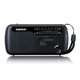Lenco MCR-113BK Radio Portátil Solar Negro