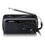 Lenco MCR-113BK Radio portátil Solar FM/SO, Negro, batería USB y dinamo