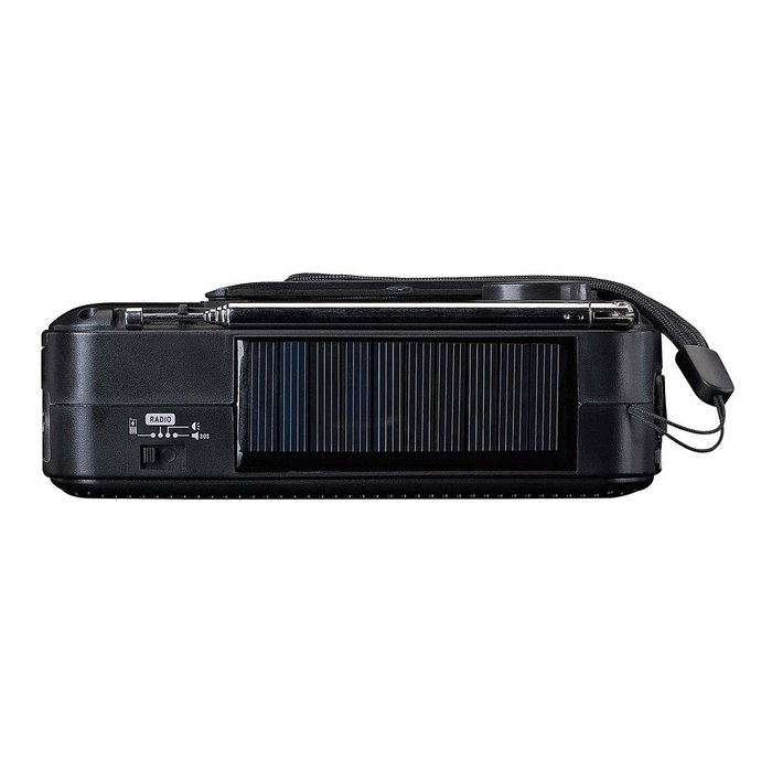 Lenco MCR-113BK Radio portátil Solar FM/SO, Negro, batería USB y dinamo Lenco MCR-113BK Radio portátil Solar FM/SO, Negro, batería USB y dinamo