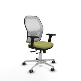 PIQUERAS Y CRESPO Silla de oficina Jorquera Verde oliva y Blanco