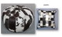 DKD Home Decor Cojín de Suelo Piel 48x48x35 Marrón Oscuro