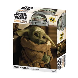 Prime 3D Puzle Lenticular 3D 500 Piezas The Mandalorian Grogu