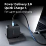 Intenso Kit Cargador GaN W100ACC 100 W con 2x USB-C, 1x USB-A y Cable USB-C