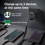 Intenso Kit Cargador GaN W100ACC 100 W con 2x USB-C, 1x USB-A y Cable USB-C