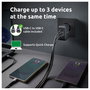 Intenso Kit Cargador GaN W100ACC 100 W con 2x USB-C, 1x USB-A y Cable USB-C
