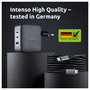 Intenso Kit Cargador GaN W100ACC 100 W con 2x USB-C, 1x USB-A y Cable USB-C