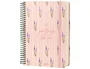 Liderpapel Agenda Oficina 2027 Flowers A5 Rosa Bilingüe