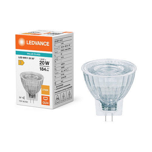 OSRAM LED MR11 1.8W GU4 Blanco Cálido OSRAM LED MR11 1.8W GU4 Blanco Cálido