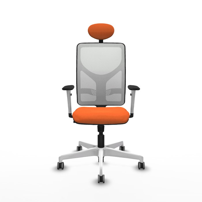 PIQUERAS Y CRESPO Silla de oficina Motilla Naranja con mecanismo Sincro PIQUERAS Y CRESPO Silla de oficina Motilla Naranja con mecanismo Sincro