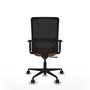 PIQUERAS Y CRESPO Silla de oficina Zulema Naranja y Negro