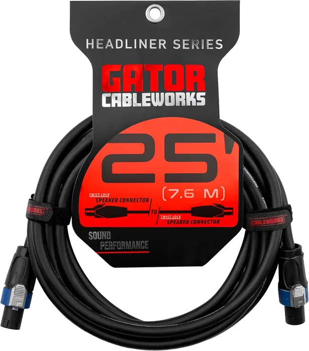 CABLEWORKS Cable de Altavoz Speakon/Speakon - 7,5 M