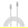 LINDY Cable de Red Patch Cat6 Plano U/UTP Blanco 5m (47504)