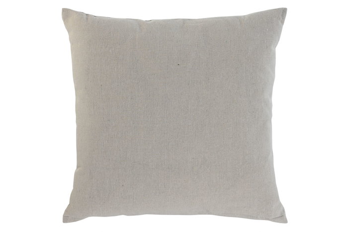 DKD Home Decor Cojín de Algodón Bordado Crudo 45x45 cm