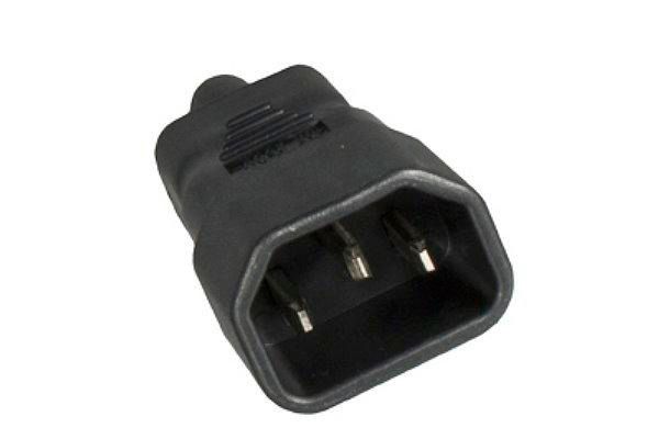 Adaptador de Corriente Conector C14 a C5 para Monitores, Portátiles y Fuentes de Alimentación Adaptador de Corriente Conector C14 a C5 para Monitores, Portátiles y Fuentes de Alimentación