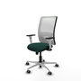 PIQUERAS Y CRESPO Silla de oficina Zulema Sincro Verde botella y Blanco