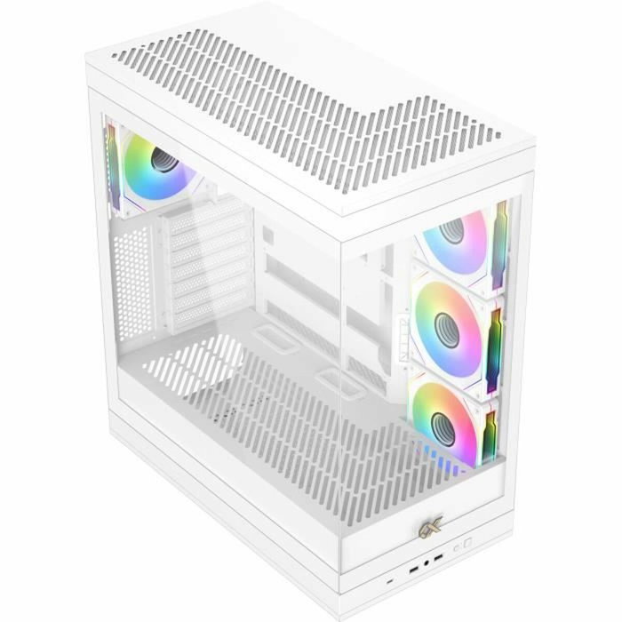Xigmatek META Arctic Semitorre Blanco con Cristal Templado y ARGB Xigmatek META Arctic Semitorre Blanco con Cristal Templado y ARGB
