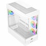 Xigmatek META Arctic Semitorre Blanco con Cristal Templado y ARGB