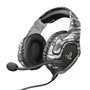Trust GXT 488 Forze - Auriculares Gaming para PS4 con Licencia Oficial, Micrófono Plegable, Diadema Ajustable, Almohadillas Circumaurales, Cable de 1.2m - Negro y Gris