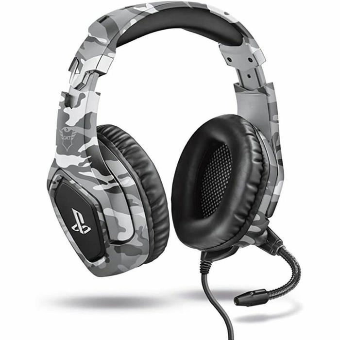 Trust GXT 488 Forze PS4 Auriculares Diadema Negro, Gris