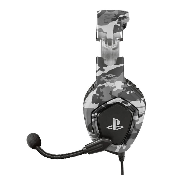 Trust GXT 488 Forze PS4 Auriculares Diadema Negro, Gris