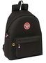 Mochila Escolar Kings League Porcinos Negro 33 x 42 x 15 cm