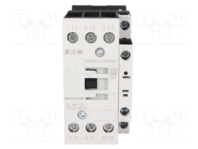 Eaton DILM17-10 Contactor 3p+1S 7,5kW 400V AC3 230V/240V