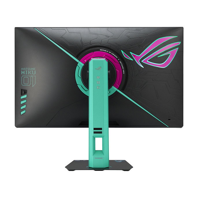 ASUS ROG Strix XG27ACMEG-G Hatsune Miku Edition Monitor Gaming 27" WQHD (2560x1440) Fast IPS 260 Hz, OLED, 1 ms, G-SYNC Compatible, FreeSync Premium, HDR10, USB-C 15W ASUS ROG Strix XG27ACMEG-G Hatsune Miku Edition Monitor Gaming 27" WQHD (2560x1440) Fast IPS 260 Hz, OLED, 1 ms, G-SYNC Compatible, FreeSync Premium, HDR10, USB-C 15W
