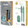 Milan Serie Lava Set de Escritura Verde (Bolígrafo P1, Portaminas PL1 y Afilaborra Capsule)