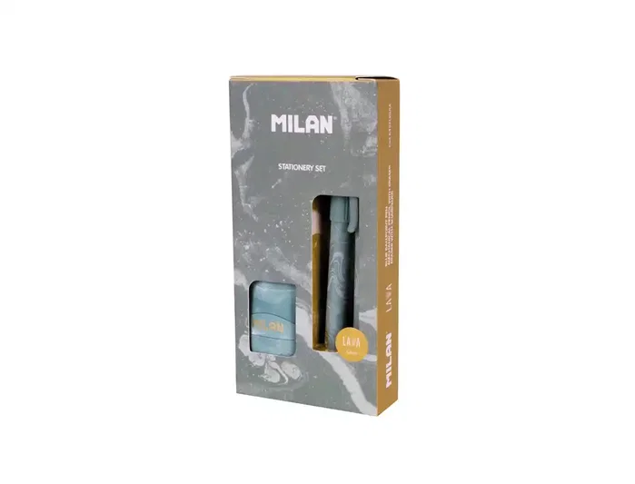 Milan Serie Lava Set de Escritura Verde (Bolígrafo P1, Portaminas PL1 y Afilaborra Capsule) Milan Serie Lava Set de Escritura Verde (Bolígrafo P1, Portaminas PL1 y Afilaborra Capsule)
