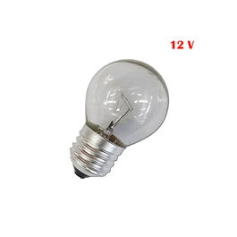 Ormalight Bombilla Incandescente Esférica Clara 60W E27 12V Luz Cálida Transparente