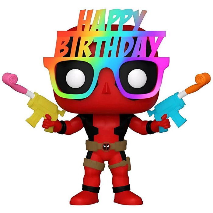 FUNKO Deadpool 30th Birthday Hat Deadpool Exclusive Figura POP FUNKO Deadpool 30th Birthday Hat Deadpool Exclusive Figura POP