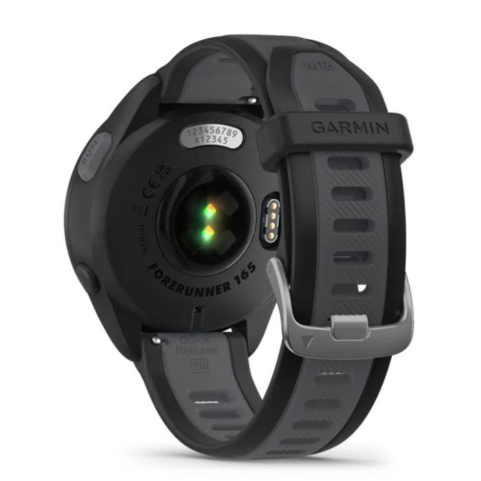 Garmin Forerunner 165 Smartwatch 43 mm Negro con Pantalla AMOLED, GPS, Monitor de Frecuencia Cardíaca y Resistente al Agua 5 ATM